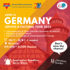 Joint-U Germany Service & Cultural Tour 2023